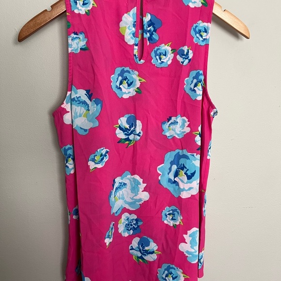 Mudpie Women’s Tilly Sleeveless Swing Top/Shirt Pink Floral Size Small New - Picture 3 of 6